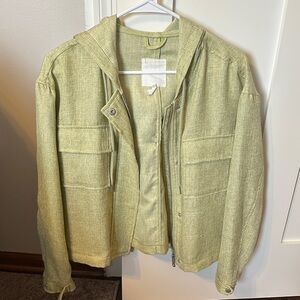 Green spring jacket - size M